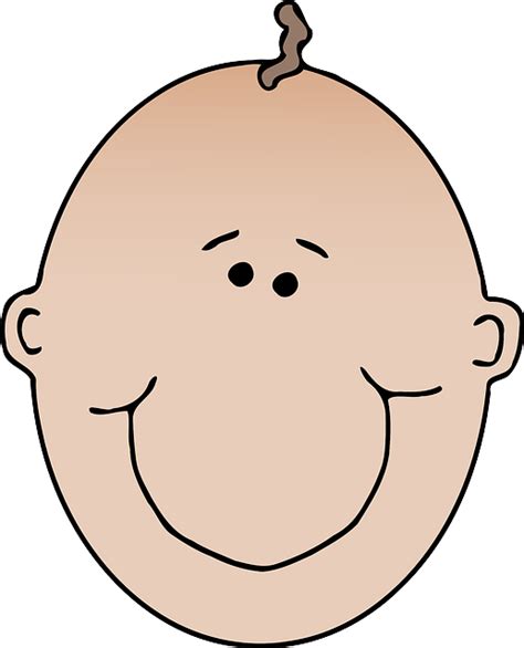Baby Boy Bald · Free vector graphic on Pixabay