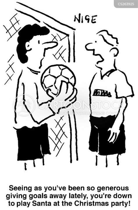 Goalkeeper Cartoons and Comics - funny pictures from CartoonStock