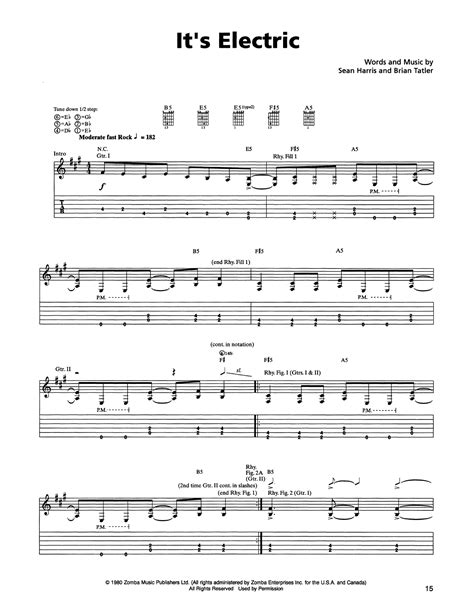 It's Electric by Metallica - Guitar Tab - Guitar Instructor