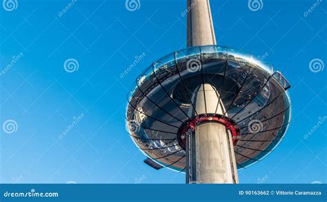 View of the Observation Tower on the Seafront of Brighton and Hove ...