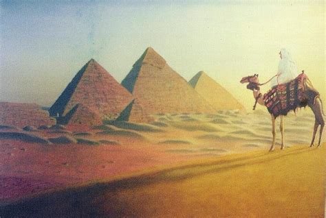 Egyptian Pyramids Painting by Wagner Chaves - Fine Art America