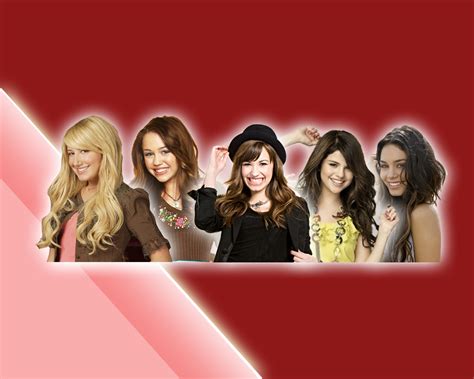 ashley, demi, miley, selena, vanessa - Disney Channel Girls Fan Art ...