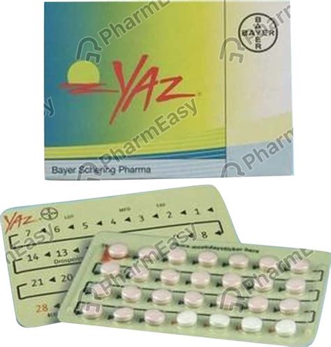 Ethinyl Estradiol And Drospirenone 3mg Tablets (Yaz, 51% OFF