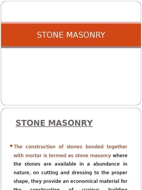 Stonemasonry | PDF | Masonry | Rock (Geology)