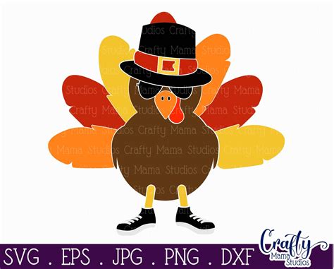 Boy Turkey Svg, Thanksgiving Svg By Crafty Mama Studios | TheHungryJPEG.com