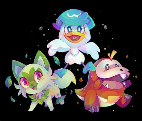 Pokemon Scarlet Violet Starters | Pokemon art, Pokemon, Cute pokemon ...