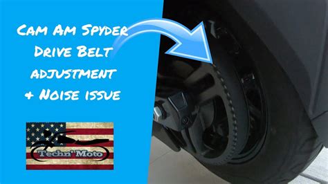 Drive Belt Alignment and Noise Issue 2021 Can Am Spyder F3T | Techn ...