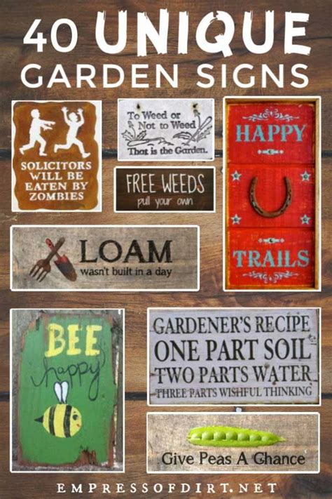 60 Garden Sign Ideas—Funny, Sweet, & Practical | Empress of Dirt ...