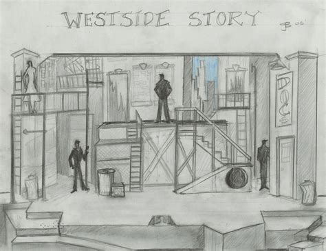 Westside Story - Duluth Playhouse - Brian J Proball - Scenic Design | Scenic design, Set design ...