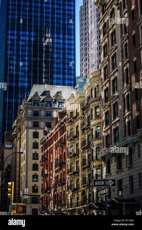 old and new architecture in New York City, USA Stock Photo - Alamy