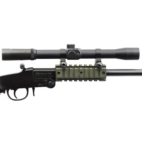 Chiappa Little Badger With Scope OD Green/Black Break Action Rifle - 22 Long Rifle - OD Green ...