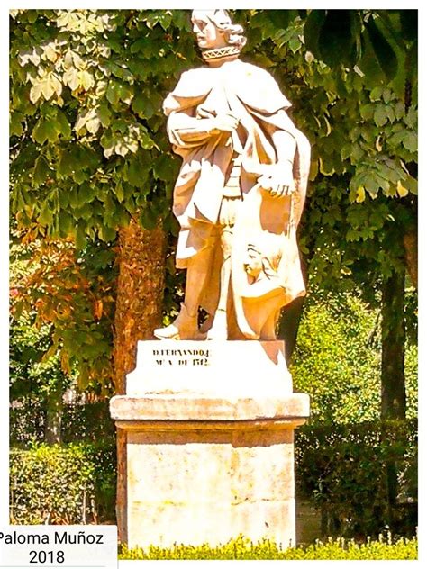 #Photosbypalomamuñoz Jardines del Retiro. Paseo de las estatuas. Rey Fernando I. The Retiro ...