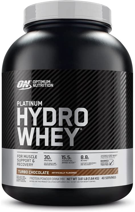 Amazon.com: Optimum Nutrition Platinum Hydrowhey Protein Powder, 100% Hydrolyzed Whey Protein ...