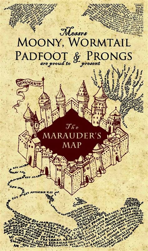 Marauders Map, Marauder's Map Harry Potter HD phone wallpaper | Pxfuel