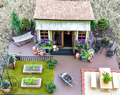 How To Make Garden Model - Miniature Diy Sos Model Village Once Couple S Pride And Joy Left To ...