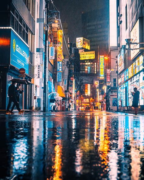 Night in Akihabara on Behance