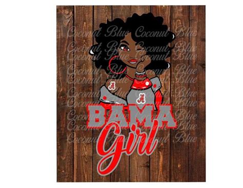 Alabama Football SVG Files Bama Girl Roll Tide Crimson | Etsy in 2021 | Bama girl, Alabama ...