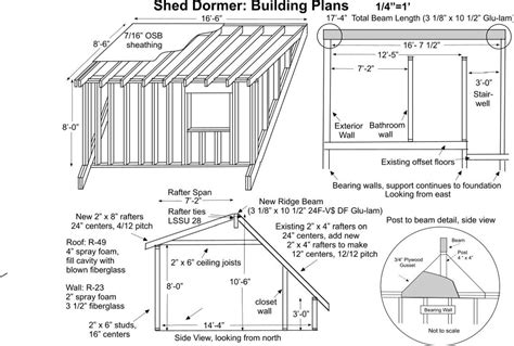 Shed dormer framing info | Shed dormer, Shed plans, Dormers