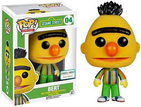 Funko Sesame Street Funko POP TV Bert Exclusive Vinyl Figure 04 Flocked - ToyWiz