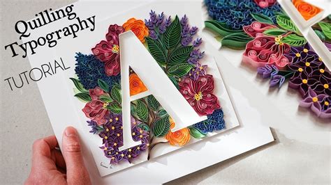 Quilling Letters Of Alphabet