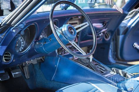 1972 Chevrolet Corvette Stingray Interior Blue 3031.02 Photograph by M K Miller | Fine Art America