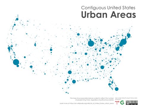 Urban areas represent what cities really are. See them with this map. – Greater Greater Washington