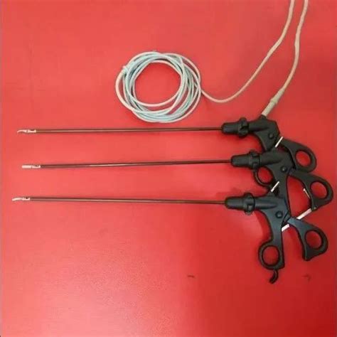 Stainless Steel Reusable Laparoscopy Maryland Monopolar Rooted Grasper With Cable, For ...