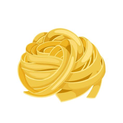 fettuccine pasta cartoon vector illustration 17415810 Vector Art at ...