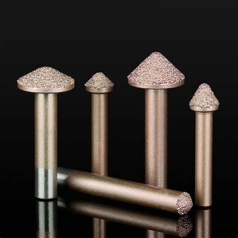 1PCS diamond Taper ball head stone carving tool Stone Engraving Bits ...