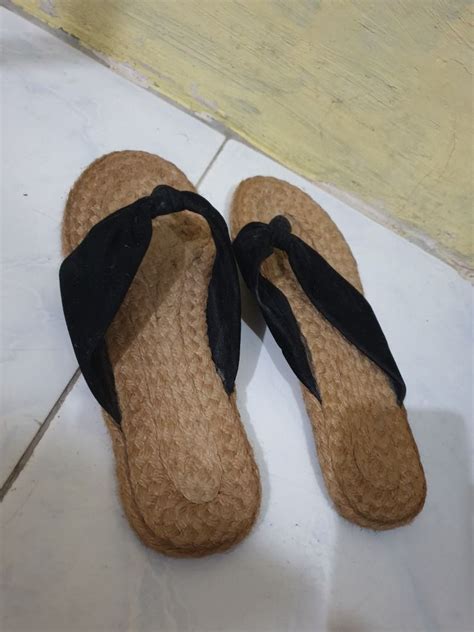 Preloved Abaca Slippers from Liliw, Laguna, Women's Fashion, Footwear, Slippers and slides on ...