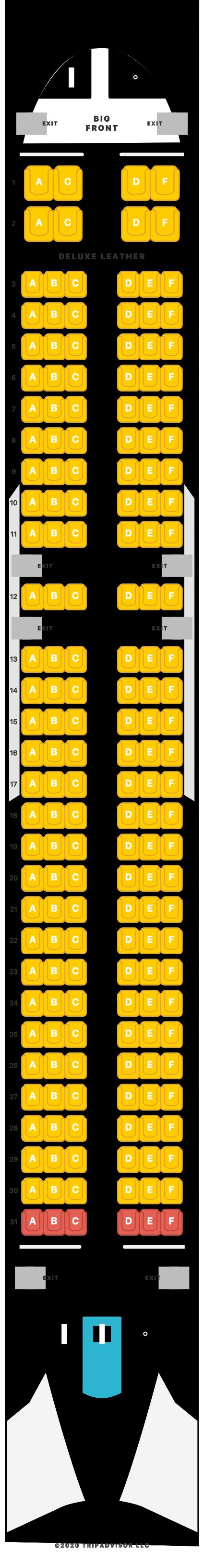 SeatGuru Seat Map Spirit - SeatGuru