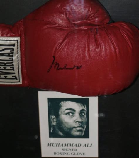 Muhammad Ali Signed Boxing Gloves - Invaluable Things