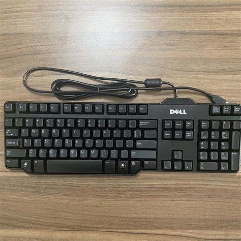 Dell USB Wired Slim Black Computer Keyboard CN-0DJ331-71616 New In Box ...