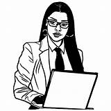 Black Business Women Coloring Page · Creative Fabrica sketch template
