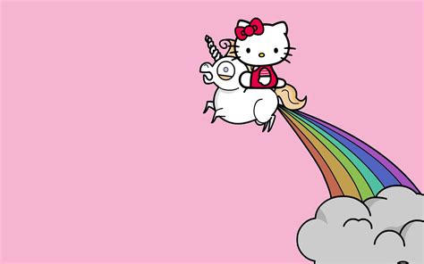 Rainbow Hello Kitty Wallpaper - WallpaperSafari