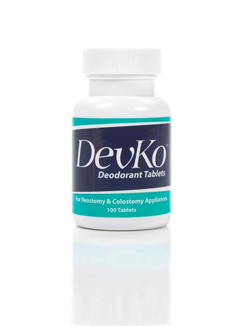 DevKo Ostomy Deodorant Tablets | Ileostomy Pouch Deodorant