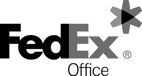 FedEx Office Logo Black and White – Brands Logos