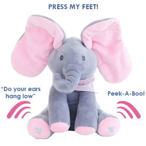 Plush Peek-A-Boo Elephant Toy | Gift Genie | Toy