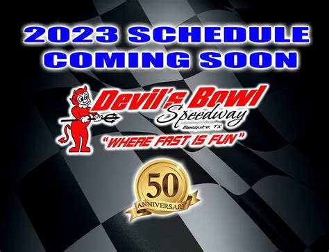 THE 2023 SCHEDULE FOR DEVIL'S BOWL... - Devil's Bowl Speedway