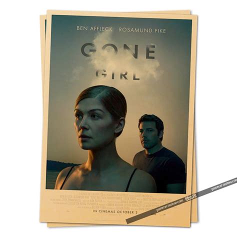 gone girl movie poster 2014 Vintage Retro Adornment Poster Home Decor Character Classic Posters ...