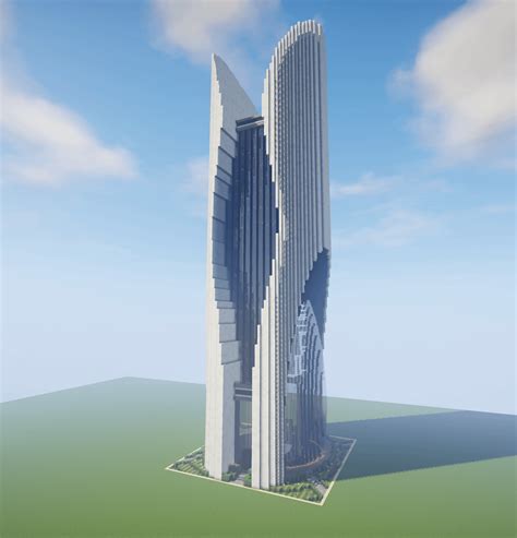 Modern skyscrapers are always great :-) : r/Minecraftbuilds