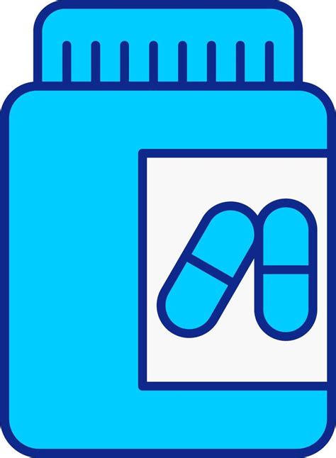 Pill Blue Filled Icon 37378878 Vector Art at Vecteezy