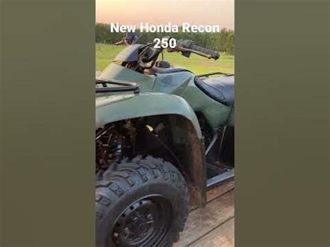 New Honda Recon 250 manual! - YouTube