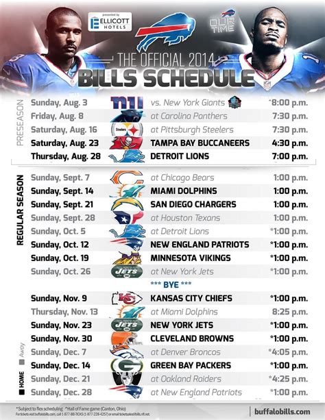 Buffalo Bills 2024 2025 Schedule Printable