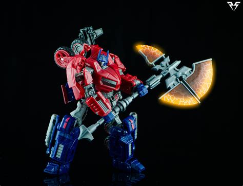 WFC - Optimus Prime (W/Corbot V Axe) by PlasticSparkPhotos on DeviantArt