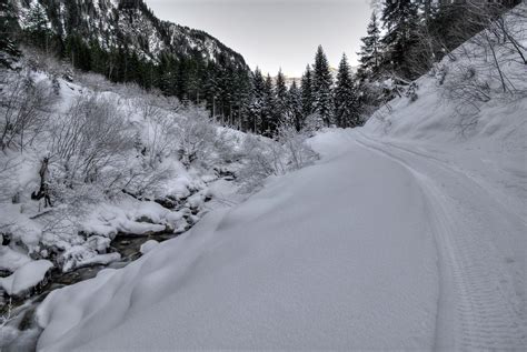 Mountain Road In Winter by Burtn on DeviantArt