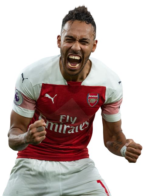 Pierre-Emerick Aubameyang Arsenal football render - FootyRenders