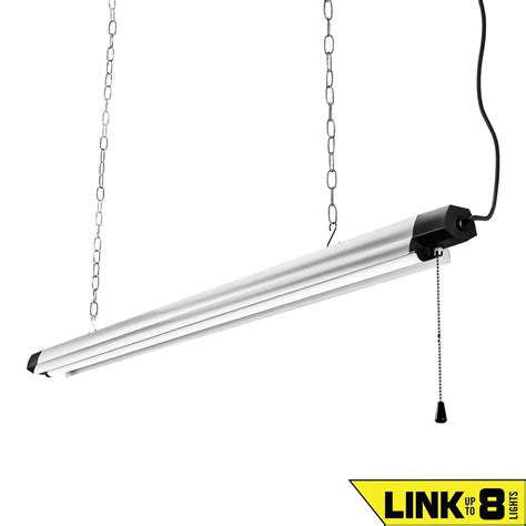 5500 Lumen, 4 ft. Linkable LED Hanging Shop Light