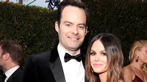 Golden Globes: Bill Hader and Rachel Bilson Walk the Red Carpet and ...