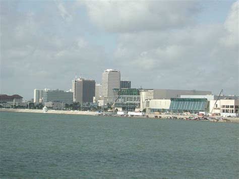 Corpus Christi | View from South Padre Island of Downtown Co… | Flickr